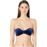 Jonathan Simkhai Velvet Bandeau Bikini Top