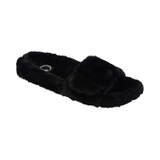 Journee Collection Faux Fur Shadow Slipper