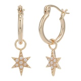 Joy Dravecky Eden Star Huggie Earrings