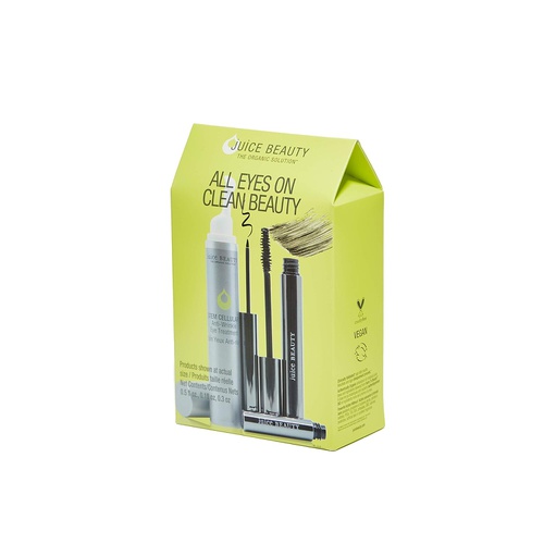  Juice Beauty All Eyes on Clean Beauty Kit - Includes Anti-Wrinkle Eye Treatment, Liquid Eyeliner, and Mascara
