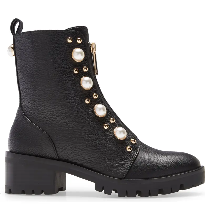  Karl Lagerfeld Paris Payzlee Lug Sole Boot_BLACK