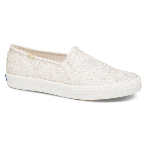  Keds x kate spade new york Keds for kate spade new york double decker glitter slip-on sneaker_CREAM