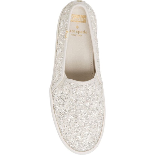  Keds x kate spade new york Keds for kate spade new york double decker glitter slip-on sneaker_CREAM