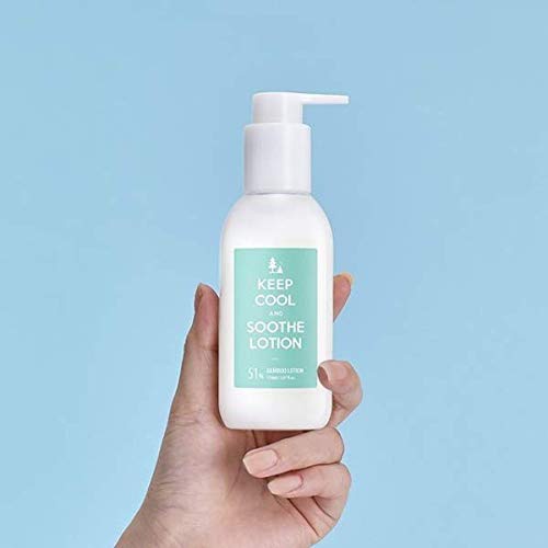  KEEP COOL Soothe Bamboo Facial Lotion - Face & Body Moisturizer for Dry Sensitive Skin with Hyaluronic Acid & 51% Bamboo Water - Fragrance-Free, Hydrating, Soothing, Natural Ingred