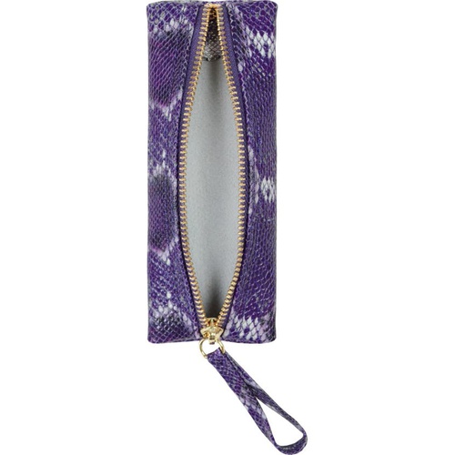  Kelly Wynne Zip Privacy Pouch_PURPLE MULTI PYTHON