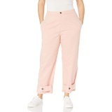 KENDALL + KYLIE Womens Belted Ankle Twill Pants