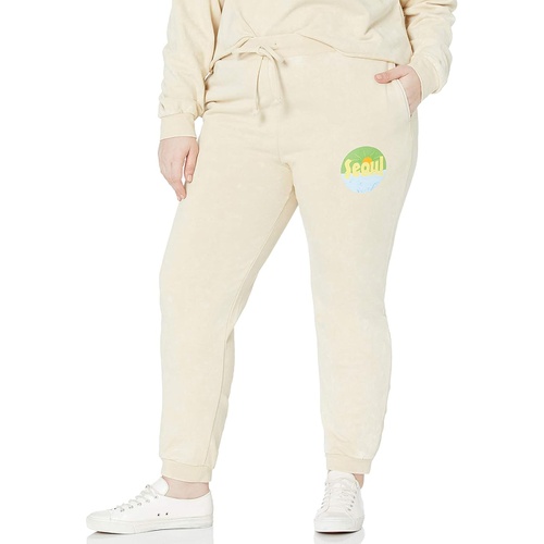  KENDALL + KYLIE Womens Plus Size Back Ruching Jogger