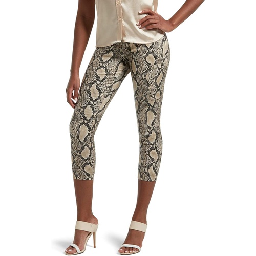  KENDALL + KYLIE Womens Embossed Python Twill Capri