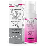 KESHIMA Face & Neck Firming Cream - Lotion Tightens Loose and Sagging Skin - Smooths Wrinkles and Fine Lines - 2 Oz.