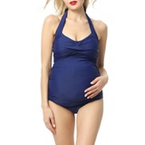 Kimi and Kai Nancy One-Piece Maternity Swimsuit_NAVY