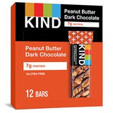 KIND KIND KIND Bars, Peanut Butter Dark Chocolate, 8g Protein, Gluten Free, 1.4 Ounce Bars, 24 Count