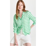 KITRI Adina Green Checker Top