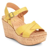 Kork-Ease Ava 2.0 Platform Wedge Sandal_YELLOW LEATHER