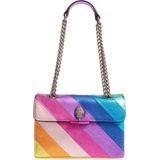Kurt Geiger London Rainbow Shop Kensington Leather Crossbody Bag_PINK MULTI