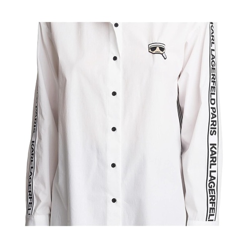  Karl Lagerfeld Paris Button-Down Taping Shirt