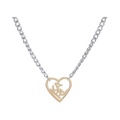 Karl Lagerfeld Paris Heart Logo Chain Necklace