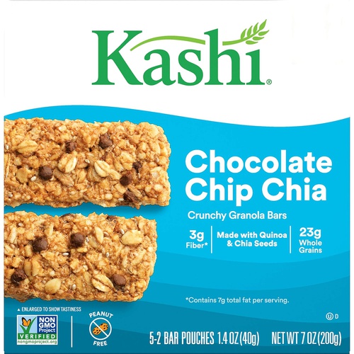  Kashi Crunchy Granola Bars, Chocolate Chip Chia, Chocolate, 28 Ounce