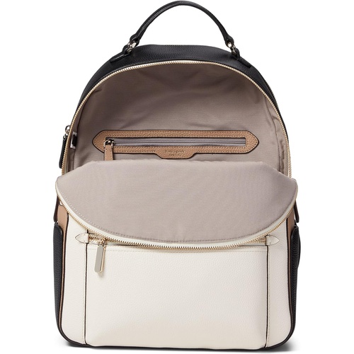 케이트스페이드 Kate Spade New York Hudson Color-Blocked Pebbled Leather Large Backpack