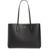 kate spade new york All Day Large Leather Tote_BLACK/ BLACK