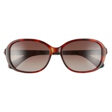 kate spade new york izabella 55mm gradient oval sunglasses_DARK HAVANA/ BROWN gradient