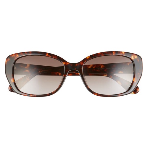 케이트스페이드 kate spade new york kenzie 53mm oval sunglasses_DKHAVANA/ BROWN GRADIENT