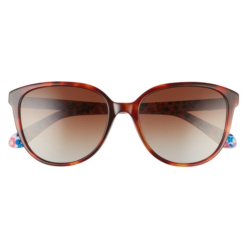 케이트스페이드 kate spade new york vienne 54mm polarized cat eye sunglasses_HVN / BROWN GRADIENT POLZ