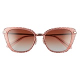 kate spade new york thelma 53mm gradient cat eye sunglasses_PINK/ BROWN gradient
