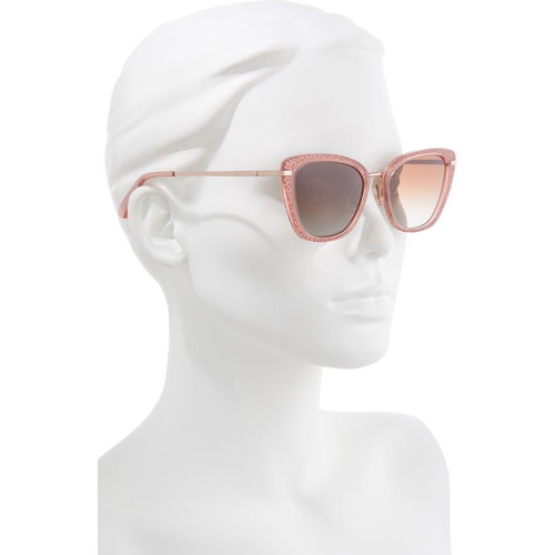 케이트스페이드 kate spade new york thelma 53mm gradient cat eye sunglasses_PINK/ BROWN gradient