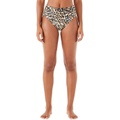 Kate Spade New York Leopard Heart Buckle Belted High-Waist Bikini Bottoms