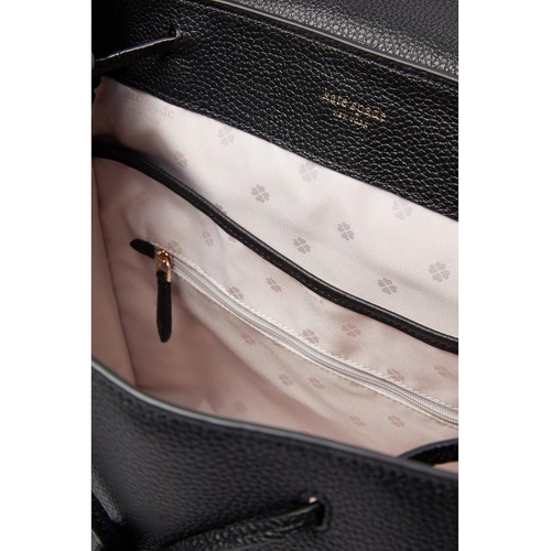 케이트스페이드 Kate Spade New York Knott Pebbled Leather Medium Flap Backpack