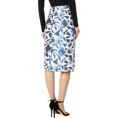 케이트스페이드 Kate Spade New York Zigzag Floral Sequin Skirt