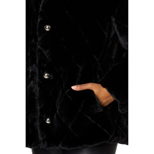 케이트스페이드 Kate Spade New York Single-Breasted Faux Fur Jacket