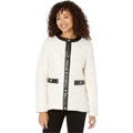 Kate Spade New York Quilted Jacket with Pearl Buttons