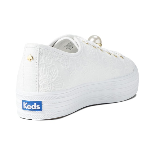  Keds x kate spade new york Triple Kick KS Floral Eyelet/Pearls