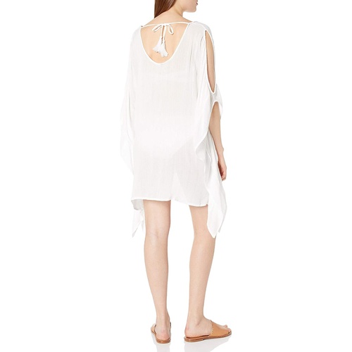  Kenneth Cole Womens Standard Cold Shoulder Tunic Swimsuit Cover Up