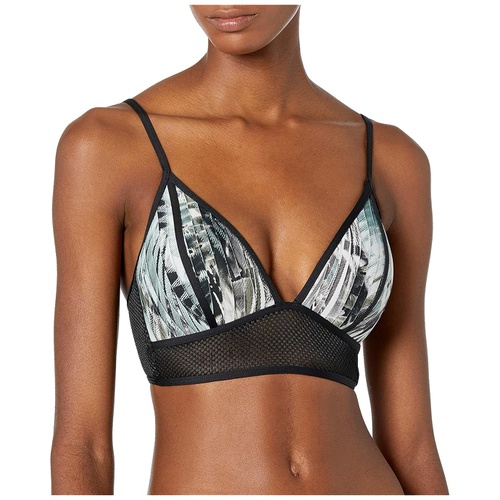  Kenneth Cole Womens Underwire Midkini Bandeau Hipster Bikini Swimsuit Top