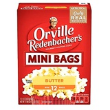 Kid stuff Orville Redenbacher’s Microwave Popcorn Mini Bags (1.5 oz) Butter, 12 count