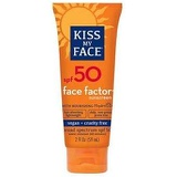 Kiss My Face Face Factor Face + Neck Sunscreen SPF 50, 2 OZ