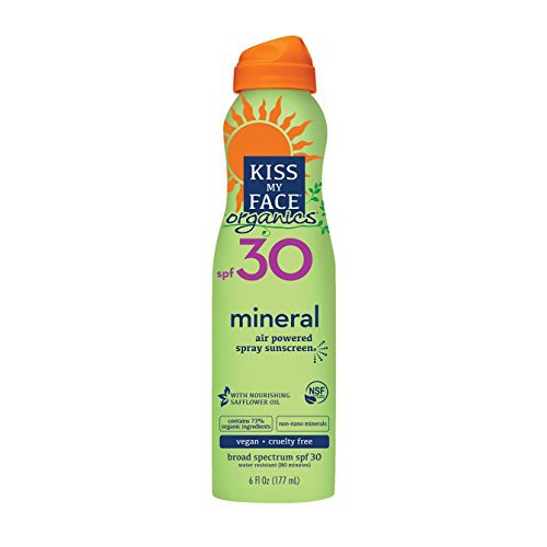  Kiss My Face Organics Mineral Continuous Spray Sunscreen, SPF 30