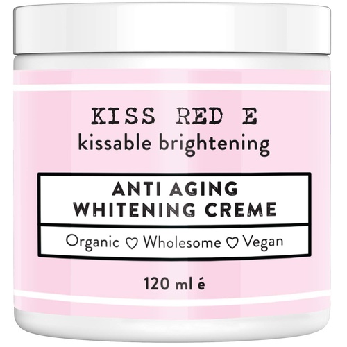  KissRedE Whitening Cream for Face. Skin Lightening Cream for Dark Spots, Blemishes. Natural Hands Body Moisturizer for Women Men 4 OZ.