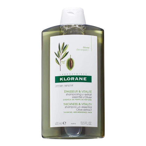  Klorane Shampoo with Olive Extract, Thicker Fuller & Stronger Hair, Antioxidant Rich, Paraben & SLS Free