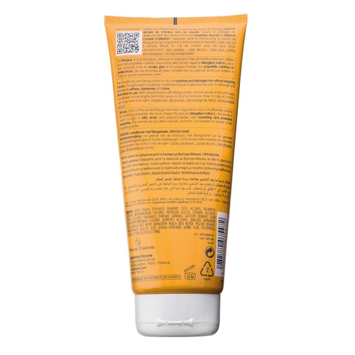  Klorane Nourishing Conditioner with Mango Butter, Moisturize and Hydrate Dry Hair, Paraben, Silicone, Sulfate Free