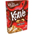 Kelloggs Krave, Breakfast Cereal, Chocolate, Filling Made with Real Chocolate, 11.4oz Box(Pack of 10)