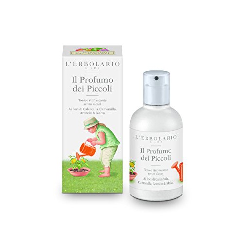  LErbolario Perfume for Babies - Marigold, Chamomile, Orange & Mallow Flowers - Alcohol-free Toner for Delicate Skin - Dermatologist & Pediatrician Tested, 1.6 oz