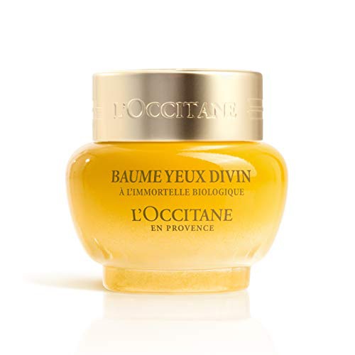  LOccitane Immortelle Divine Eye Balm to Help Reduce the Appearance of Dark Circles and Puffiness, 0.5 oz.