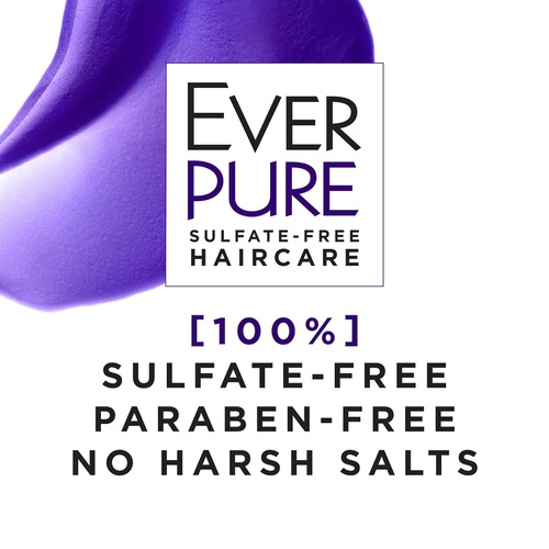  LOreal Paris Hair Care EverPure Sulfate Free Brass Toning Purple Shampoo for Blonde, Bleached, Silver, or Brown Highlighted Hair, 6.8 Fl. Oz (Packaging May Vary)