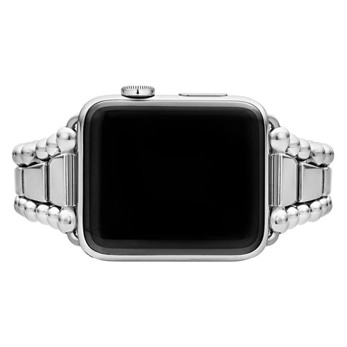  LAGOS Smart Caviar Stainless Steel Watchband for Apple Watch_SILVER