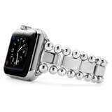 LAGOS Smart Caviar Sterling Silver Link Band for Apple Watch_SILVER