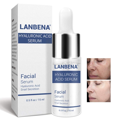  LANBENA Lady Face Serum Hyaluronic Acid Snail Anti Aging Moisturizing Essence for Repair Skin Damage Lifting and Firming and Replenishing Moisturizing - 15ml