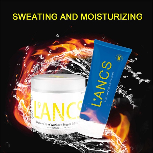  Lancs 2 Pack Moisturizing Body Cream Daily Face Skin Firming Toning Body Lotion with Soothing Aloe,Hyaluronic Acid to Nourish Healing Dry Skin